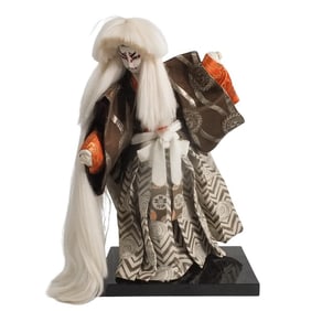 Large Japanese Kabuki Doll