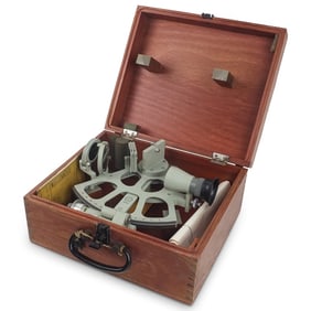 Vintage Freiberger Prazisions Mechanik Sextant