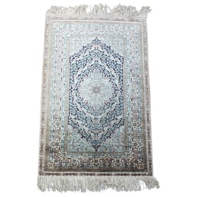 Semi Antique Persian Silk Rug