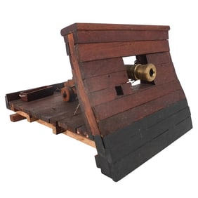 Antique British Naval Model Canon