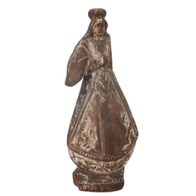 19/20th C. Spanish School Santos Sculpture