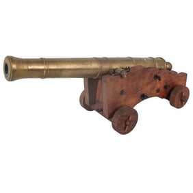 Antique English Naval Model Canon