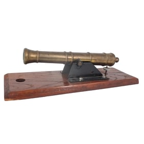 Antique Brass Model Canon
