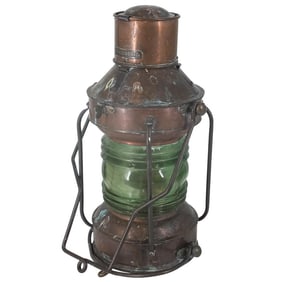 Antique Starboard Nautical Lantern