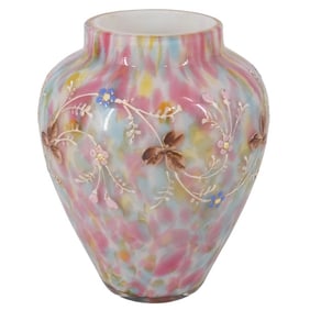 Antiques Thomas Webb Glass Vase