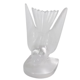 Lalique Frosted Crystal Paperweight / Bookend