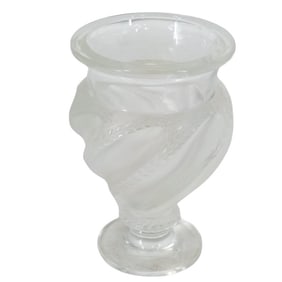 Lalique "Ermenonville" Crystal Vase