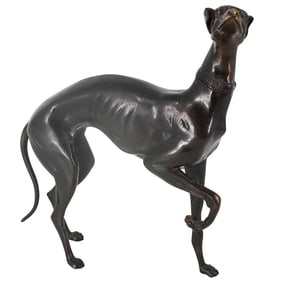 Vintage Art Deco Style Bronze Sculpture