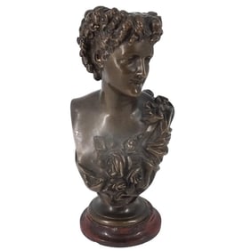 Antique Neoclassical Style Bronze Sculpture