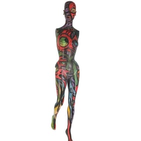 Circa 1980s Outsider / Pop Art Mannequin