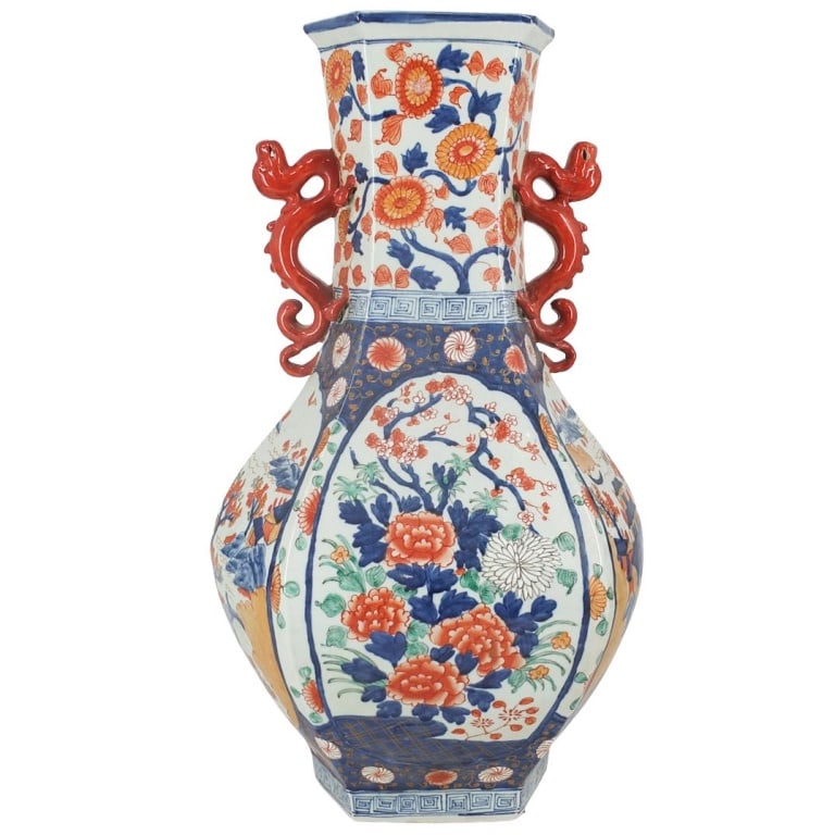 Large Japanese Porcelain Vase (1 of 3)