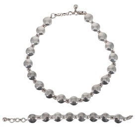 Vintage Italian Sterling Silver Jewelry Suite