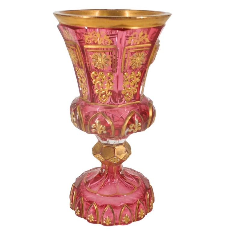 Antique Moser Glass Vase (1 of 3)