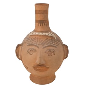 Pre Columbian or Later Moche Stirrup