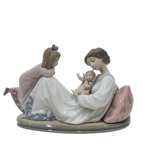 Lladro "Latest Addition" Porcelain Figurine