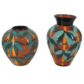 Grouping of Toler Pottery Vases