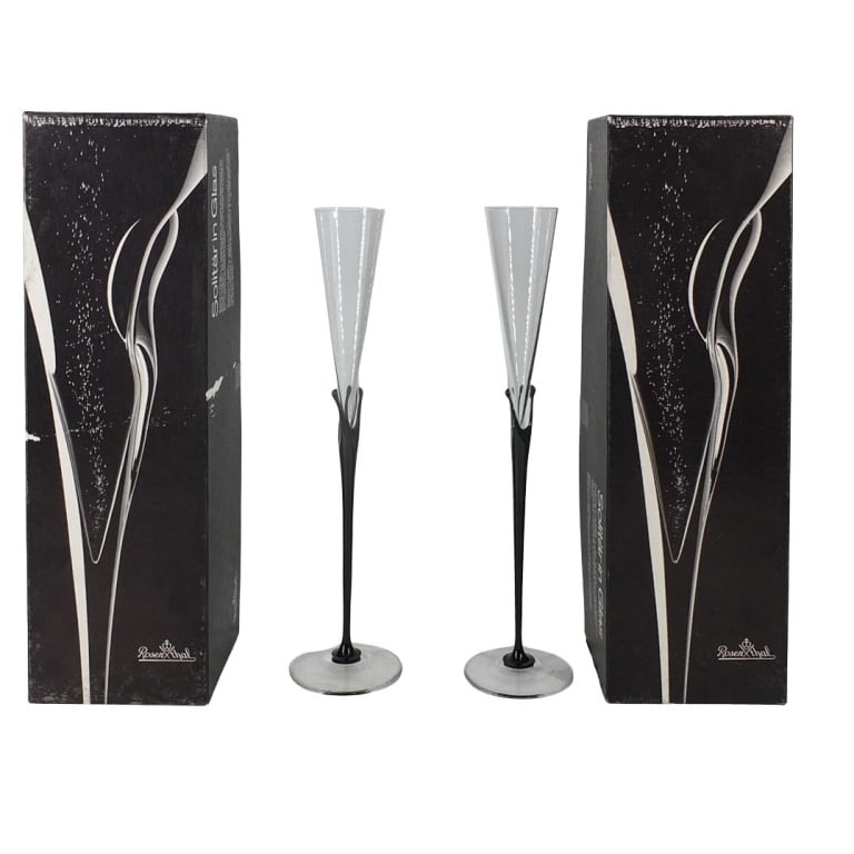 Pair of Rosenthal Champagne Toasting Flutes (1 of 3)