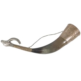 Vintage Russian Drinking Horn