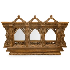Vintage Indian Jharokha Style Mirror