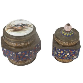 Grouping of Chinese Covered Jars