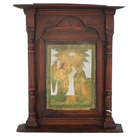 Early 20th C. Continental School Religious Print