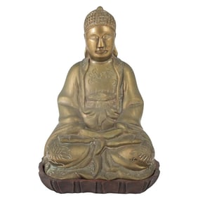 Vintage Asian Brass Sculpture