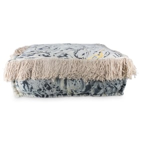 Vintage Upholstered Ottoman