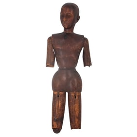 Large Antique Articulated Artist's Mannequin