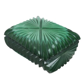 Vintage Victorian Style Malachite Box