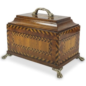 Mid Century Empire Style Dresser Box