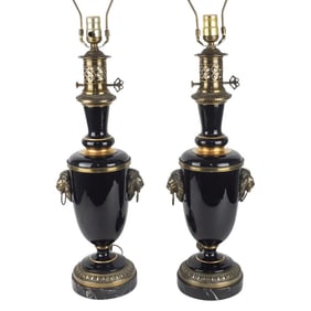 Pair of Neoclassical Style Lamps