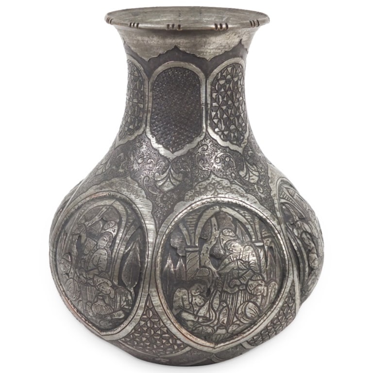 Antique Middle Eastern Engraved Vase (1 of 5)