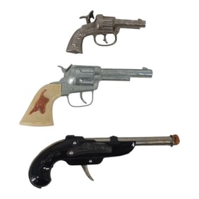 Grouping of Vintage Toy Cap Guns