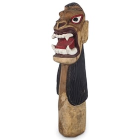 Large Brazilian Folk Art Sculpture