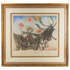 20th Century Continental School Lithograph
