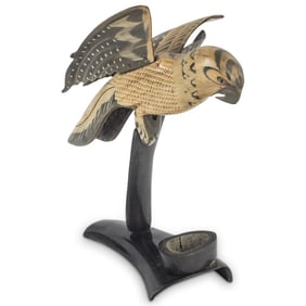Vintage Hand Carved Water Buffalo Figurine