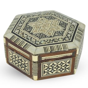 Vintage Middle Eastern Micro Mosaic Box