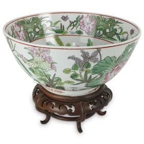 Large Chinese Centerpiece Bowl