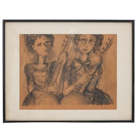 Mid Century Artist Proof Lithograph