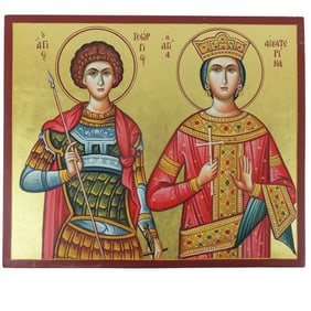 Vintage Italian Religious Icon