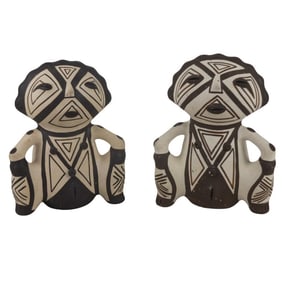 Pair of Native American Figurines