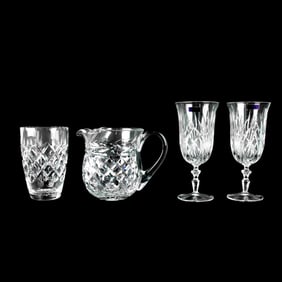 Grouping of Cut Crystal Tableware