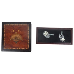 Grouping of Vintage Wooden Boxes