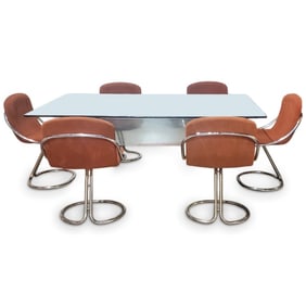 Attrib: Adrian Pearsall Table w/ Chairs