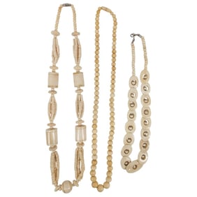 Grouping of Vintage Tribal Necklaces