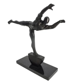 Modern Polychrome Iron Sculpture