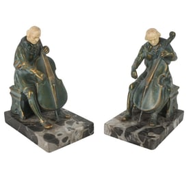Pair of J.B. Hirsch Bookends