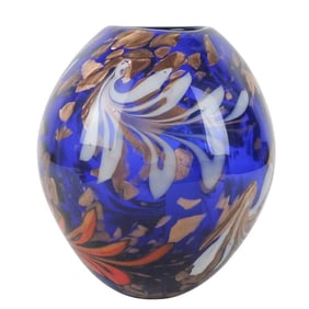 Vintage Murano Art Glass Vase