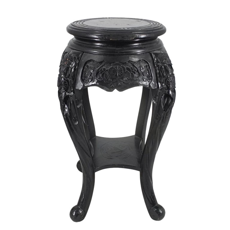 Mid Century Chinese Pedestal (1 of 4)