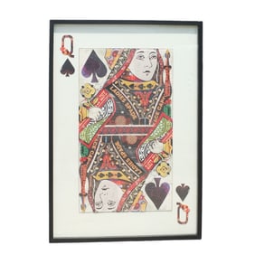 Large 20th/21st C. Framed Decoupage Collage